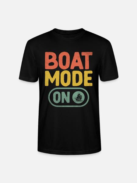 Bootsmodus auf dem Paddelboot - Stanley/Stella Unisex Bio-T-Shirt CRAFTER - Schwarz