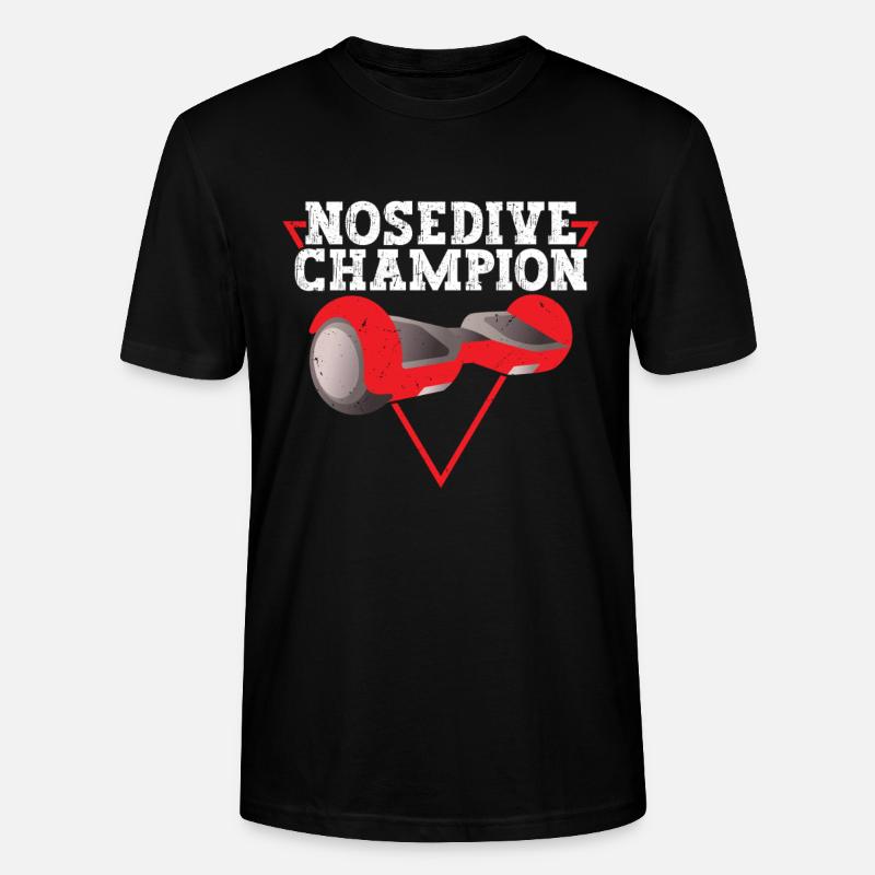 Hoverboard Nostive Champion - Stanley/Stella Unisex Bio-T-Shirt CRAFTER - Schwarz
