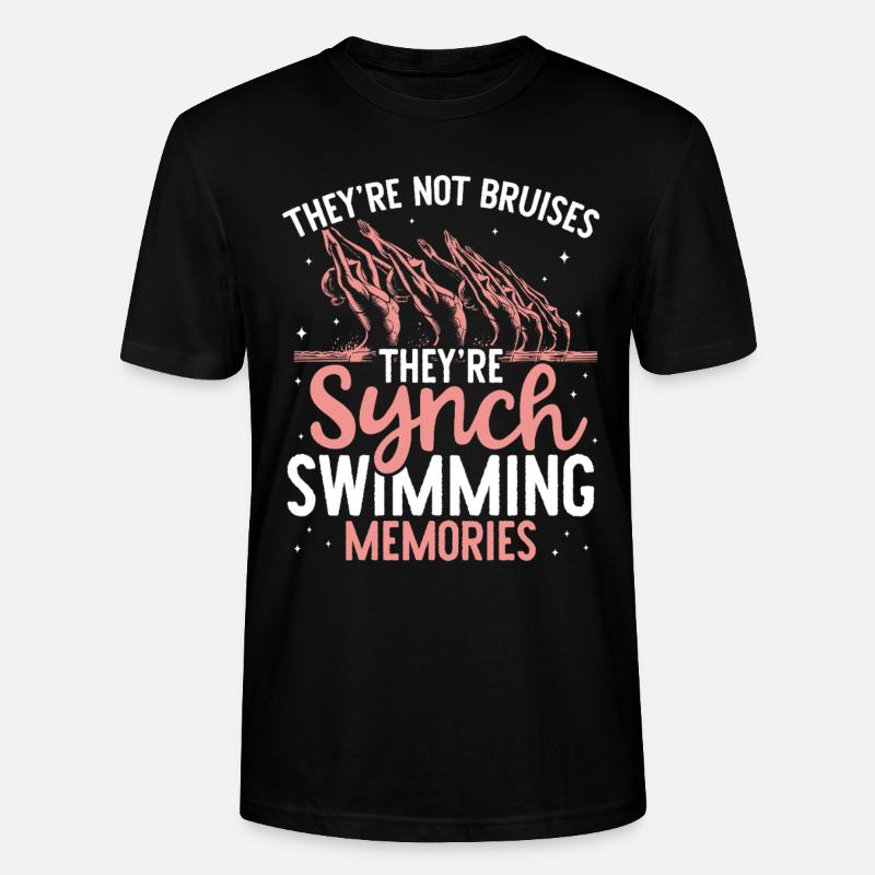 Synchronschwimmen Synchro Schwimmer - Stanley/Stella Unisex Bio-T-Shirt CRAFTER - Schwarz