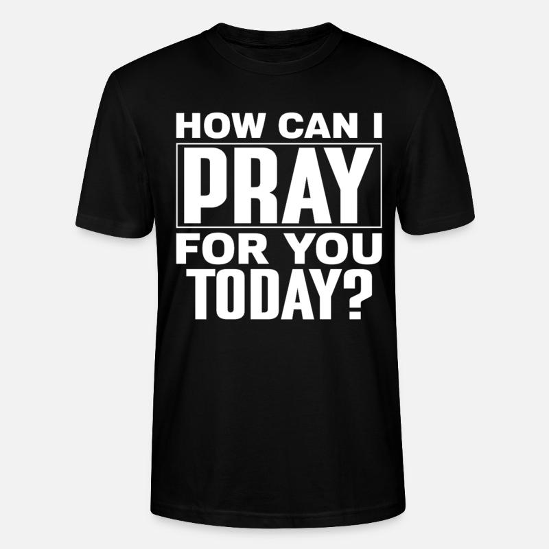 Dieu Jésus Pasteur Chrstian - T-shirt bio CRAFTER Stanley Stella Unisexe - noir