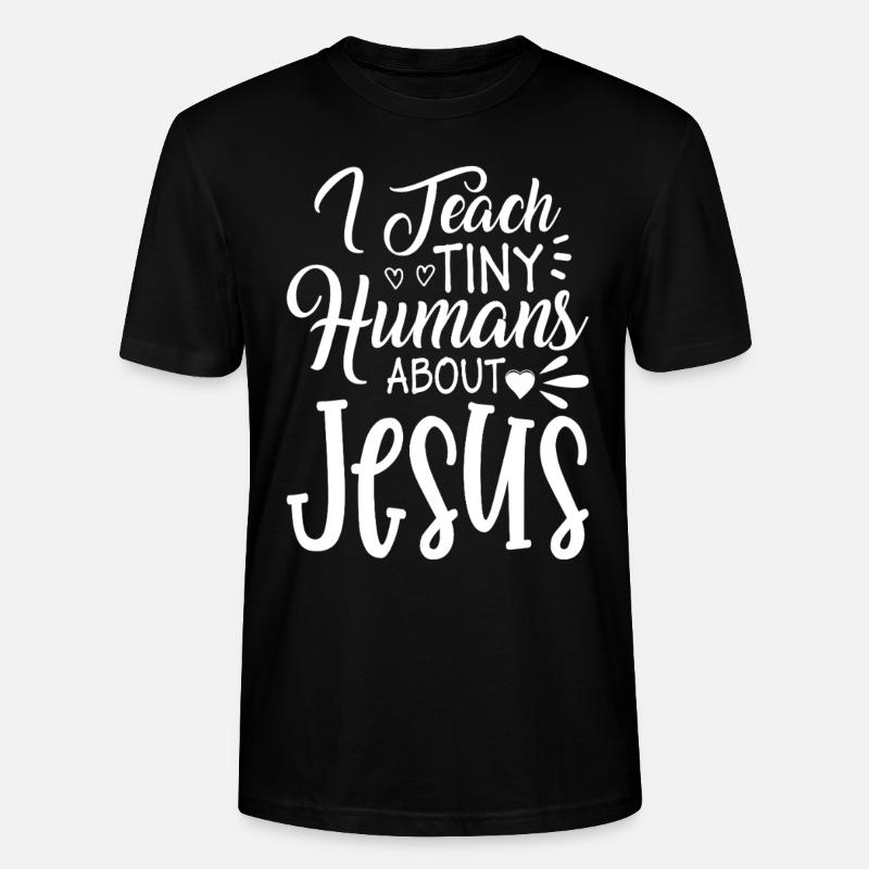 Dieu Jésus Pasteur Chrstian - T-shirt bio CRAFTER Stanley Stella Unisexe - noir