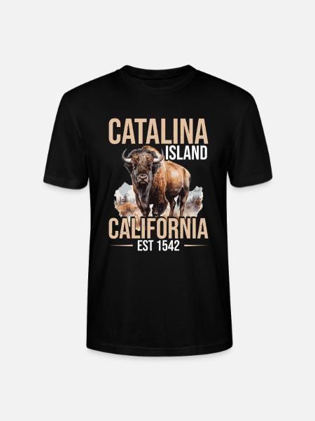 Catalina Island Birthday Crew - Stanley/Stella CRAFTER Unisex Organic T-Shirt - black