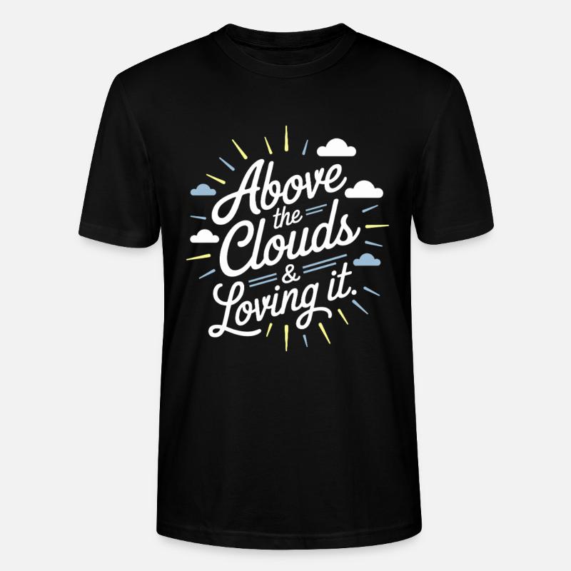 Flugbegleiterin Der Luftfahrtprofi Cabin Crew - Stanley/Stella Unisex Bio-T-Shirt CRAFTER - Schwarz