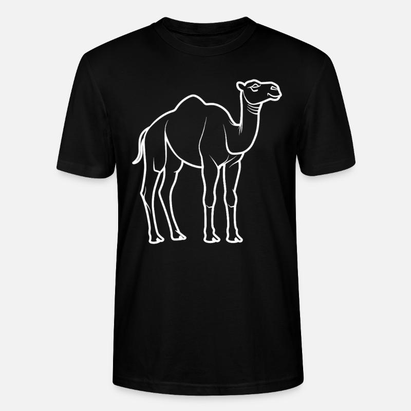 Kamel - Stanley/Stella Unisex Bio-T-Shirt CRAFTER - Schwarz