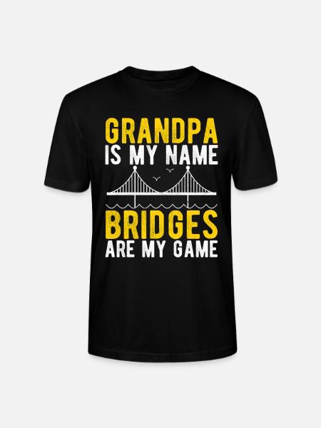 Bridge Engineer Bridge Construction - Stanley/Stella CRAFTER Unisex Organic T-Shirt - black