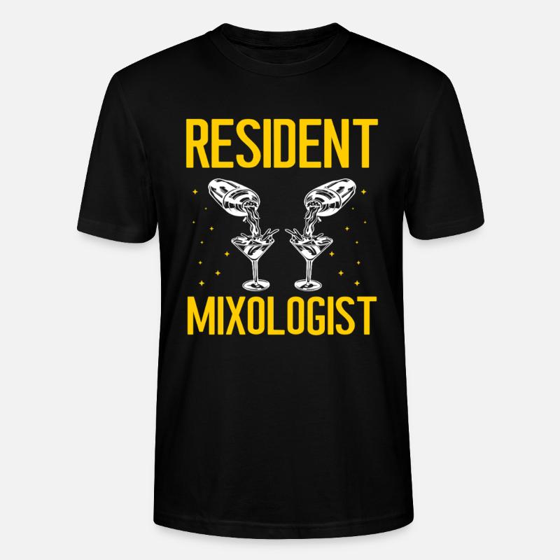 Mixologist Barkeepker Bartender Mixology - Stanley/Stella Unisex Bio-T-Shirt CRAFTER - Schwarz