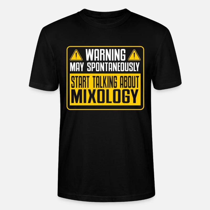 Mixologist Barkeepker Bartender Mixology - Stanley/Stella Unisex Bio-T-Shirt CRAFTER - Schwarz