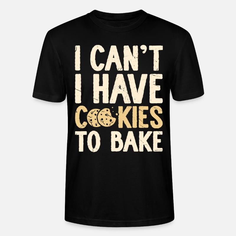 Baking Baker Bakery - Stanley/Stella CRAFTER Unisex Organic T-Shirt - black