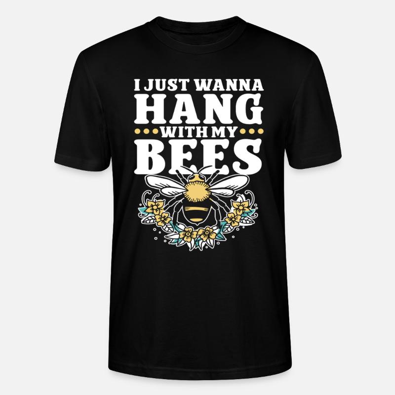 Beekeeping Bees Beekeeper - Stanley/Stella Unisex Bio-T-Shirt CRAFTER - Schwarz