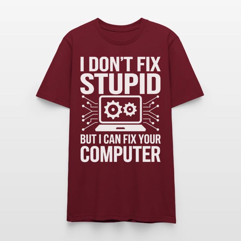 Support Administrateur Nerd Computer Tech T-shirt bio CRAFTER Stanley Stella Unisexe