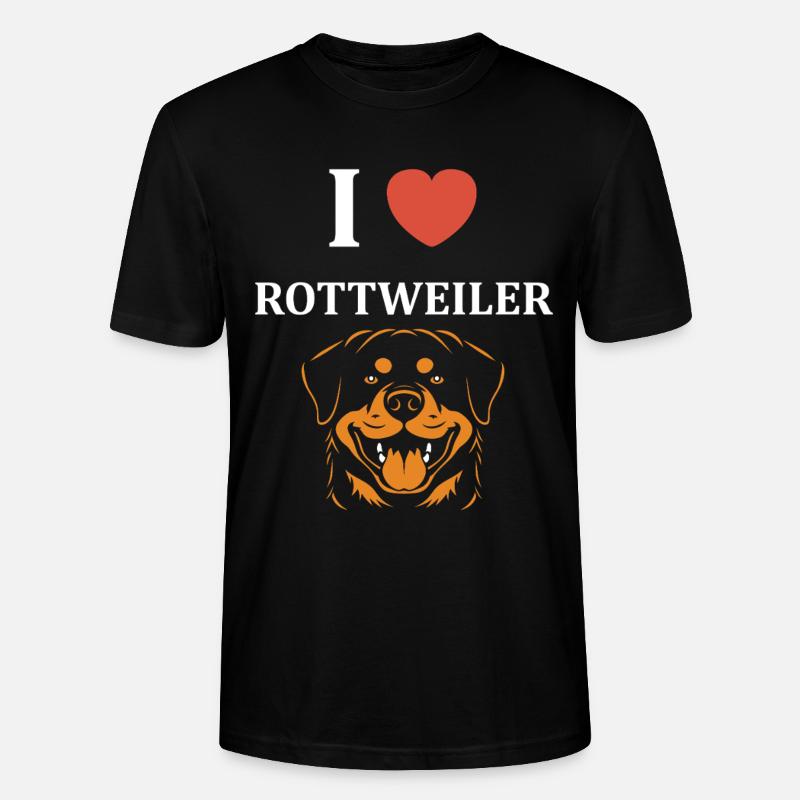 Rottweiler - Stanley/Stella Unisex Bio-T-Shirt CRAFTER - Schwarz