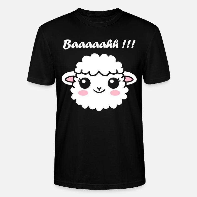 Schaf - Stanley/Stella Unisex Bio-T-Shirt CRAFTER - Schwarz