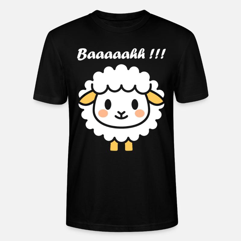 Schaf - Stanley/Stella Unisex Bio-T-Shirt CRAFTER - Schwarz
