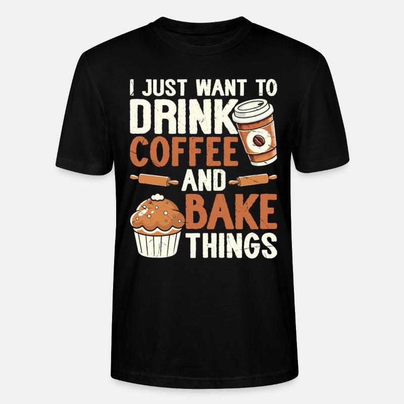 Backen Bäcker Bäckerei - Stanley/Stella Unisex Bio-T-Shirt CRAFTER - Schwarz