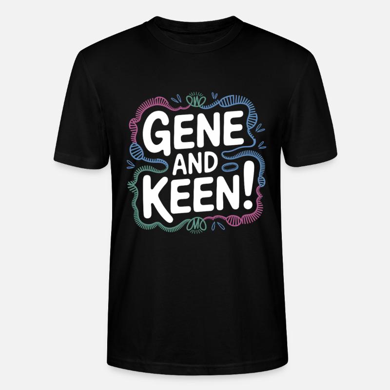 Gène et science aiguë - T-shirt bio CRAFTER Stanley Stella Unisexe - noir