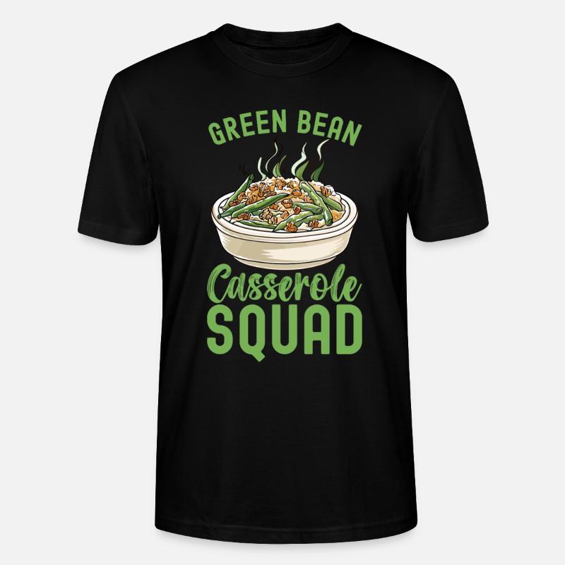 Grüne Bohnen Auflauf - Stanley/Stella Unisex Bio-T-Shirt CRAFTER - Schwarz