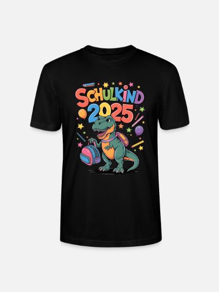 Schulkind 2025 Einschulung Schulanfang - Stanley/Stella Unisex Bio-T-Shirt CRAFTER - Schwarz