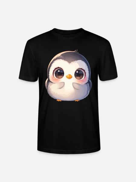Penguins Penguin - Stanley/Stella CRAFTER Unisex Organic T-Shirt - black