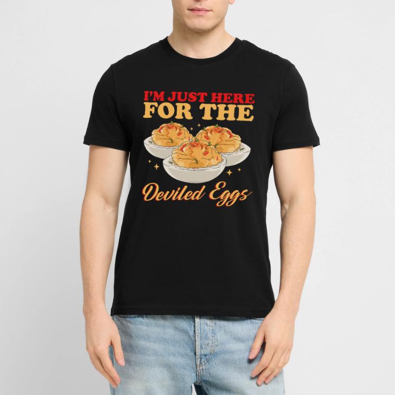 Gefüllte Eier Stuffed Deviled Eggs Geschenk Stanley/Stella Unisex Bio-T-Shirt CRAFTER