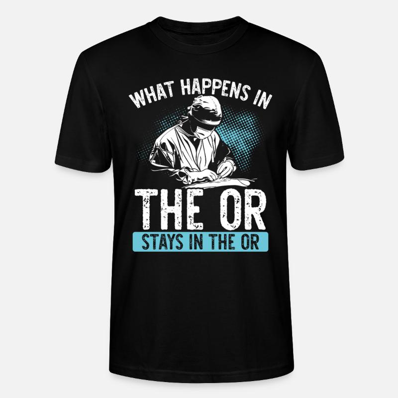 Surgical Technician Surgical Technologist - Stanley/Stella CRAFTER Unisex Organic T-Shirt - black