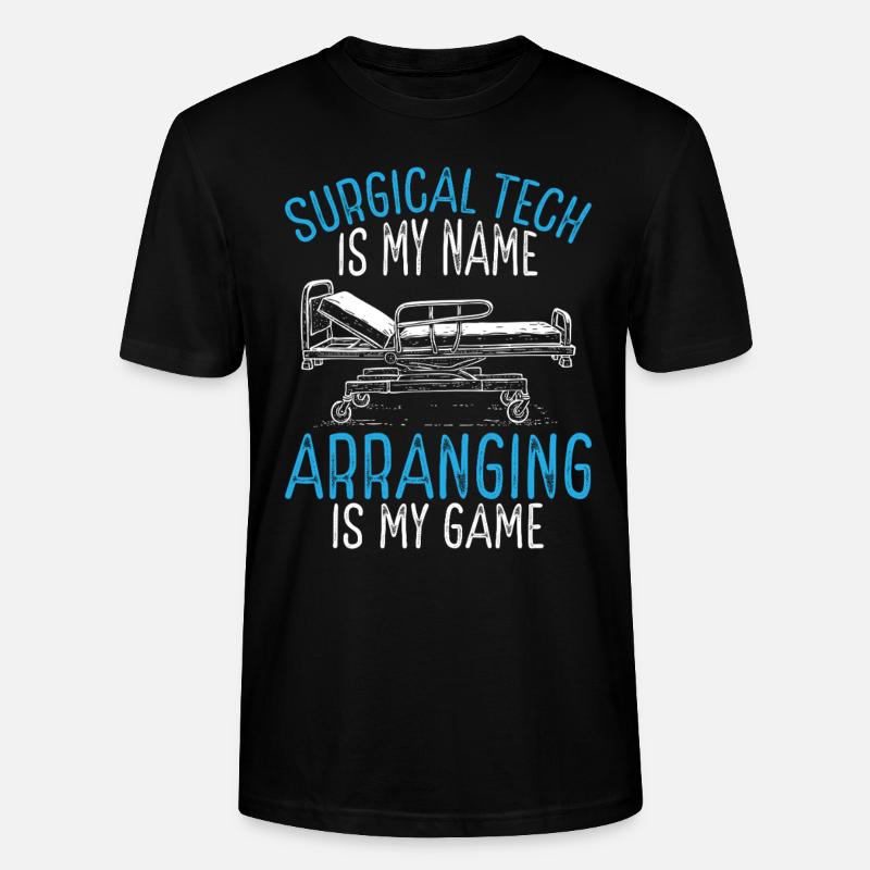 Chirurgischer Techniker Chirurgischer Technologe - Stanley/Stella Unisex Bio-T-Shirt CRAFTER - Schwarz