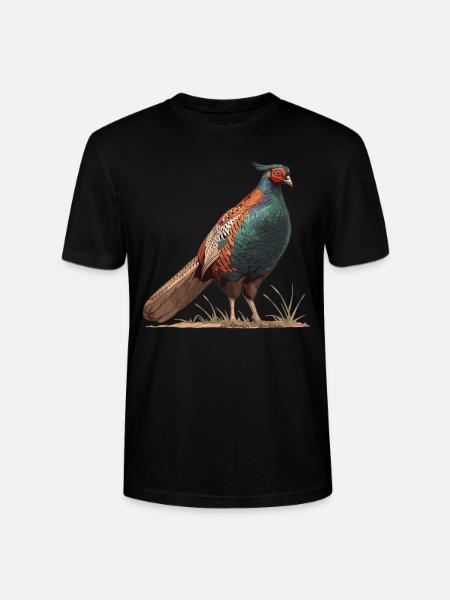 Pheasants Pheasant - Stanley/Stella CRAFTER Unisex Organic T-Shirt - black