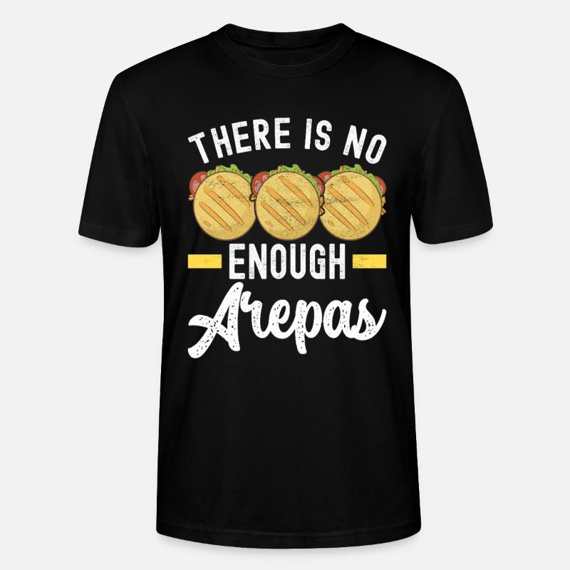 Venezolanische Arepas - Stanley/Stella Unisex Bio-T-Shirt CRAFTER - Schwarz