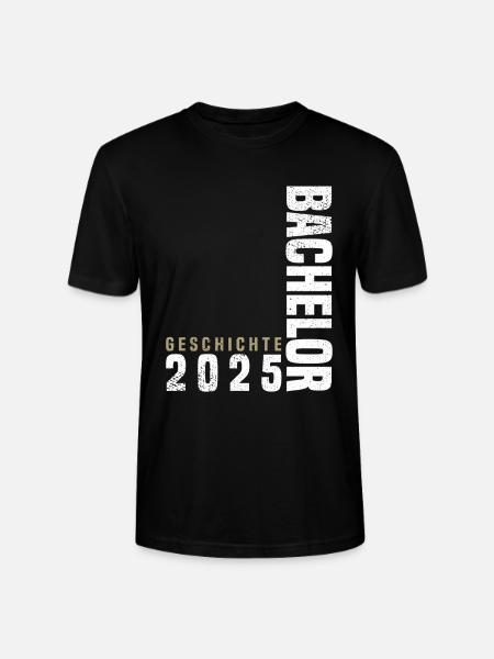 Bachelor Geschichte 2025 - Stanley/Stella Unisex Bio-T-Shirt CRAFTER - Schwarz