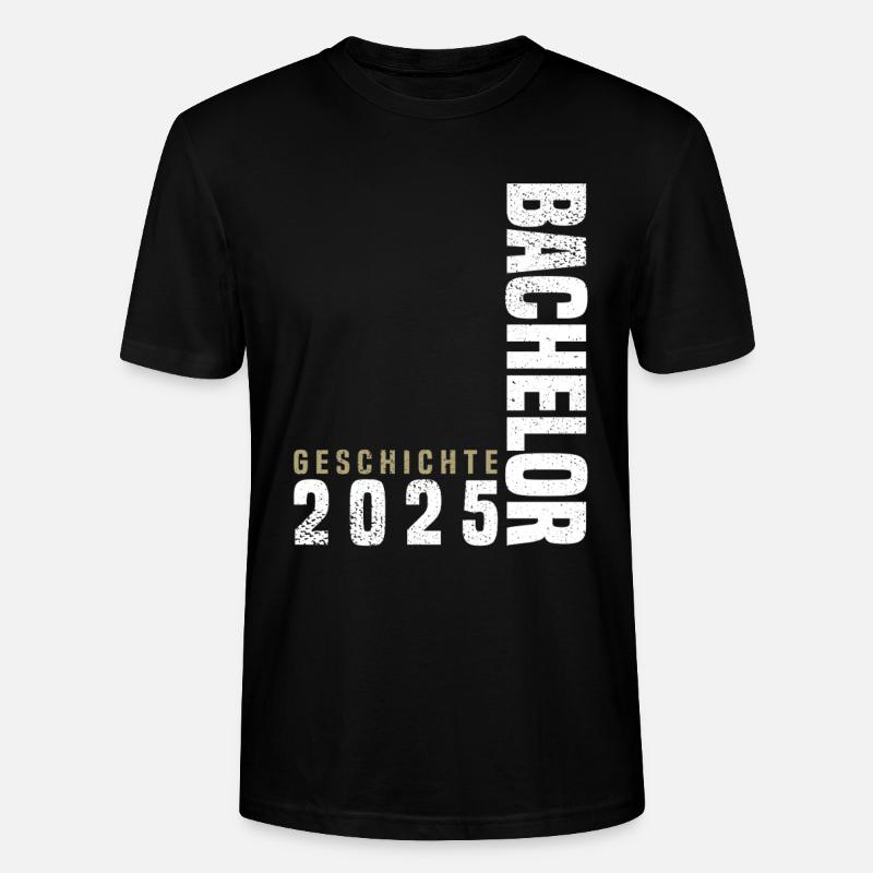 Bachelor Geschichte 2025 - Stanley/Stella Unisex Bio-T-Shirt CRAFTER - Schwarz