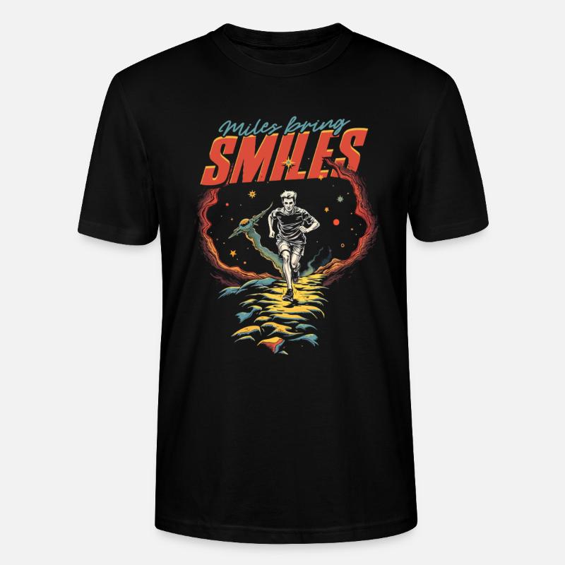 Marathon Marathons Coureurs Running - T-shirt bio CRAFTER Stanley Stella Unisexe - noir