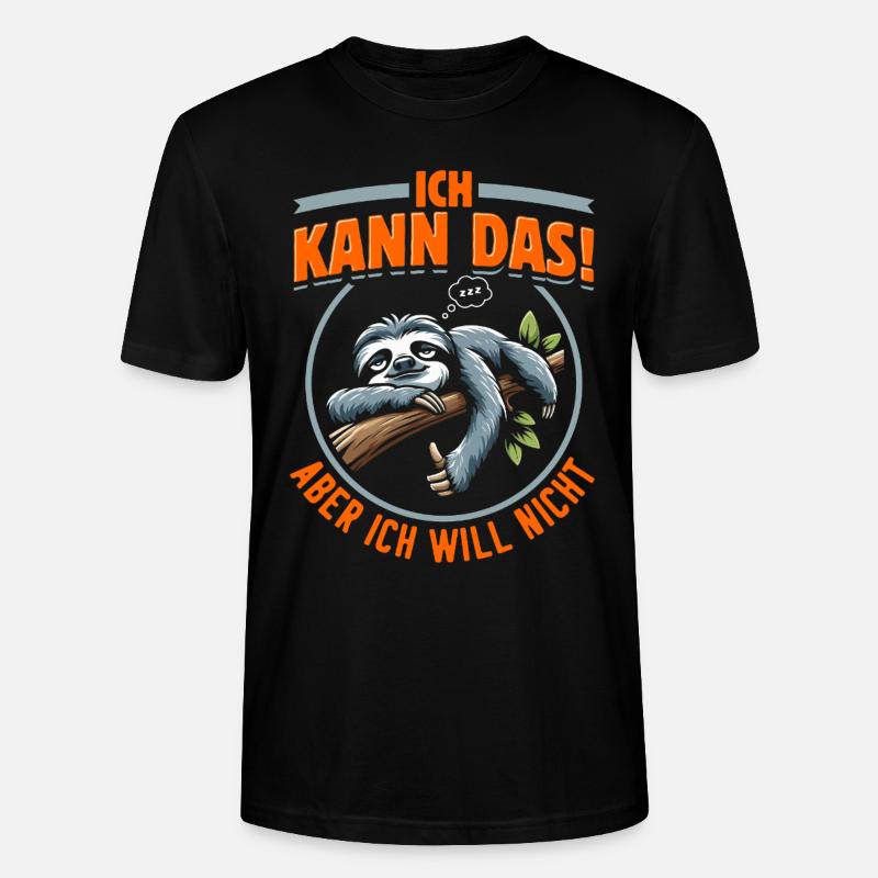 Ich kann das - Stanley/Stella Unisex Bio-T-Shirt CRAFTER - Schwarz
