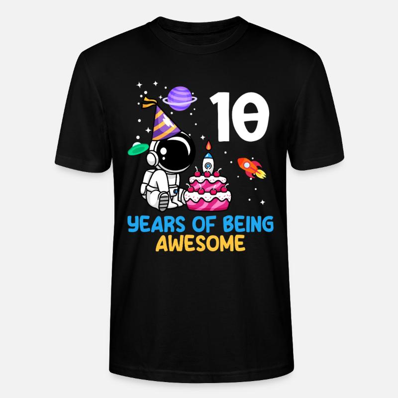 Célébration de 10 ans d’excellence - T-shirt bio CRAFTER Stanley Stella Unisexe - noir
