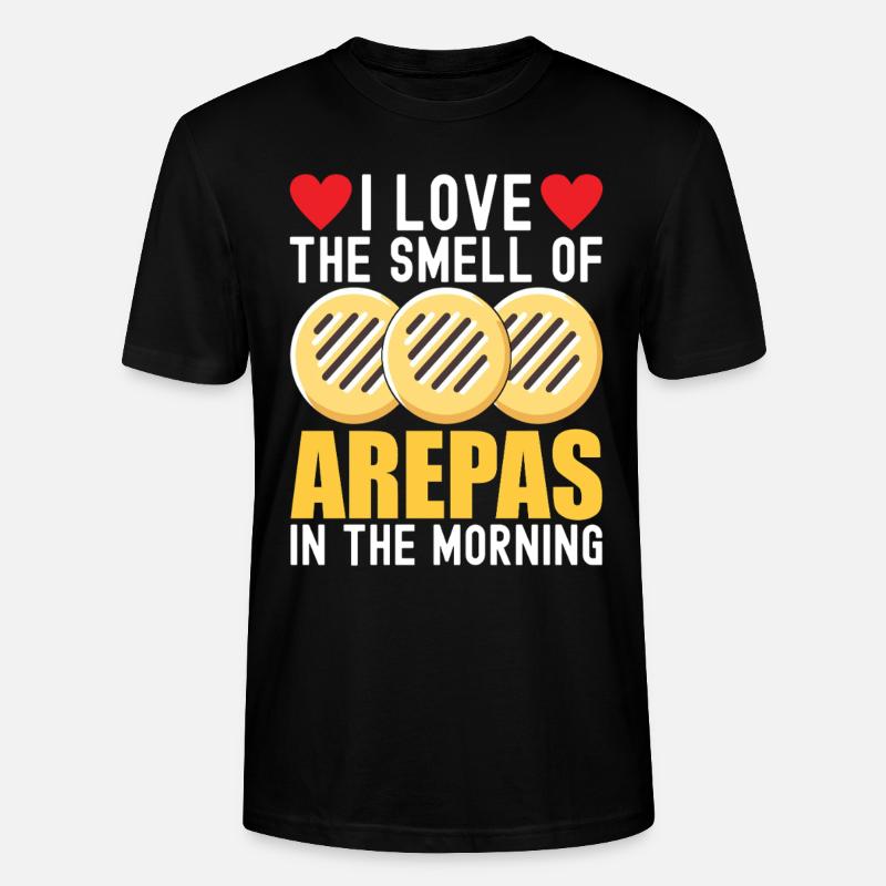 Venezolanische Arepas - Stanley/Stella Unisex Bio-T-Shirt CRAFTER - Schwarz