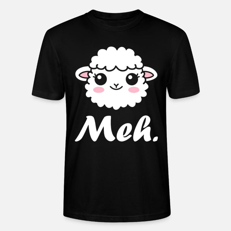 Schaf - Stanley/Stella Unisex Bio-T-Shirt CRAFTER - Schwarz