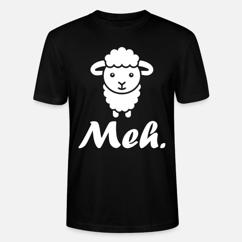 Schaf - Stanley/Stella Unisex Bio-T-Shirt CRAFTER - Schwarz