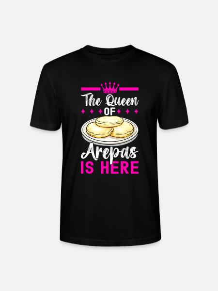 Venezuelan Arepas - Stanley/Stella CRAFTER Unisex Organic T-Shirt - black