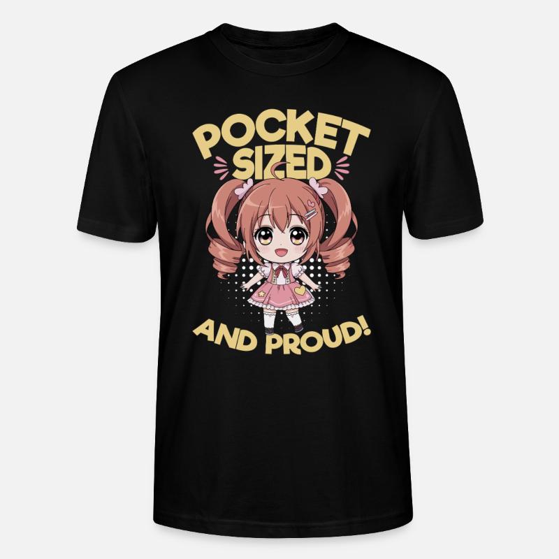 Anime Chibi Kawaii - T-shirt bio CRAFTER Stanley Stella Unisexe - noir
