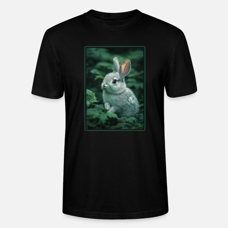 Hasen Hase - Stanley/Stella Unisex Bio-T-Shirt CRAFTER - Schwarz