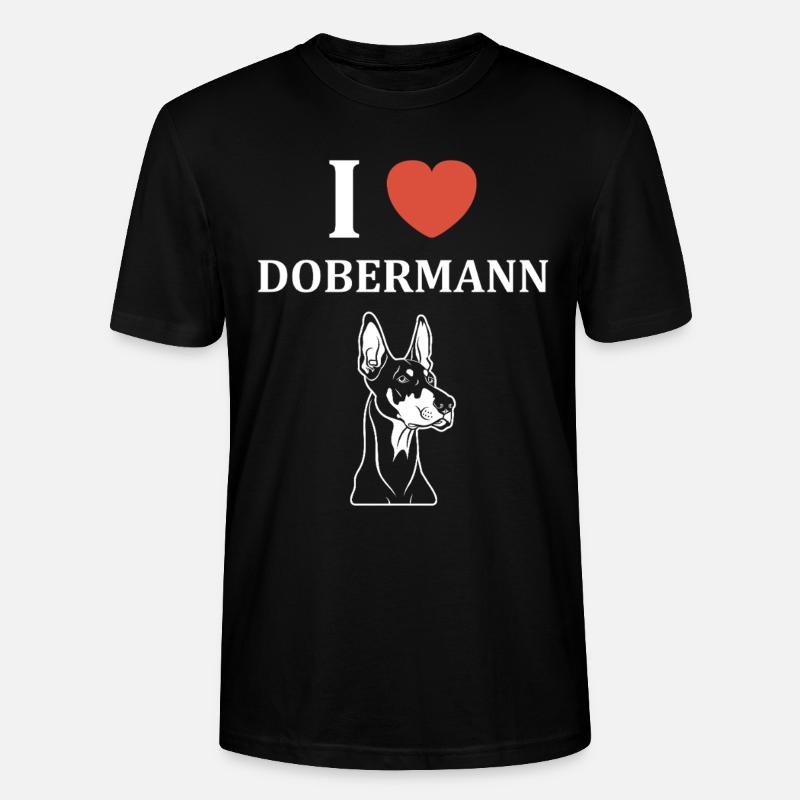 Dobermann - Stanley/Stella CRAFTER Unisex Organic T-Shirt - black