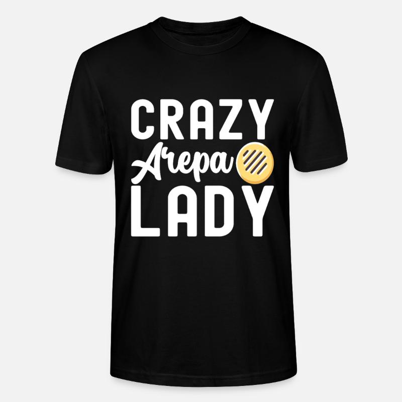 Venezolanische Arepas - Stanley/Stella Unisex Bio-T-Shirt CRAFTER - Schwarz