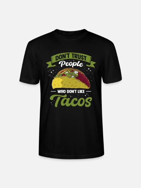 Mexico Tacos Mexican Tacos - Stanley/Stella CRAFTER Unisex Organic T-Shirt - black