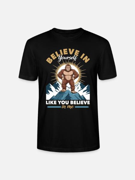 Bigfoot Sasquatch - Stanley/Stella Unisex Bio-T-Shirt CRAFTER - Schwarz