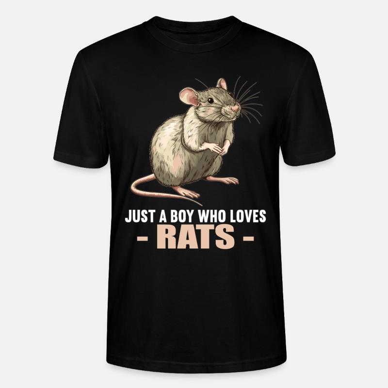 Ratten Ratte - Stanley/Stella Unisex Bio-T-Shirt CRAFTER - Schwarz