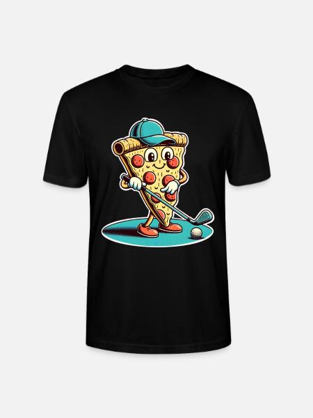 Golf Pizza - Stanley/Stella Unisex Bio-T-Shirt CRAFTER - Schwarz