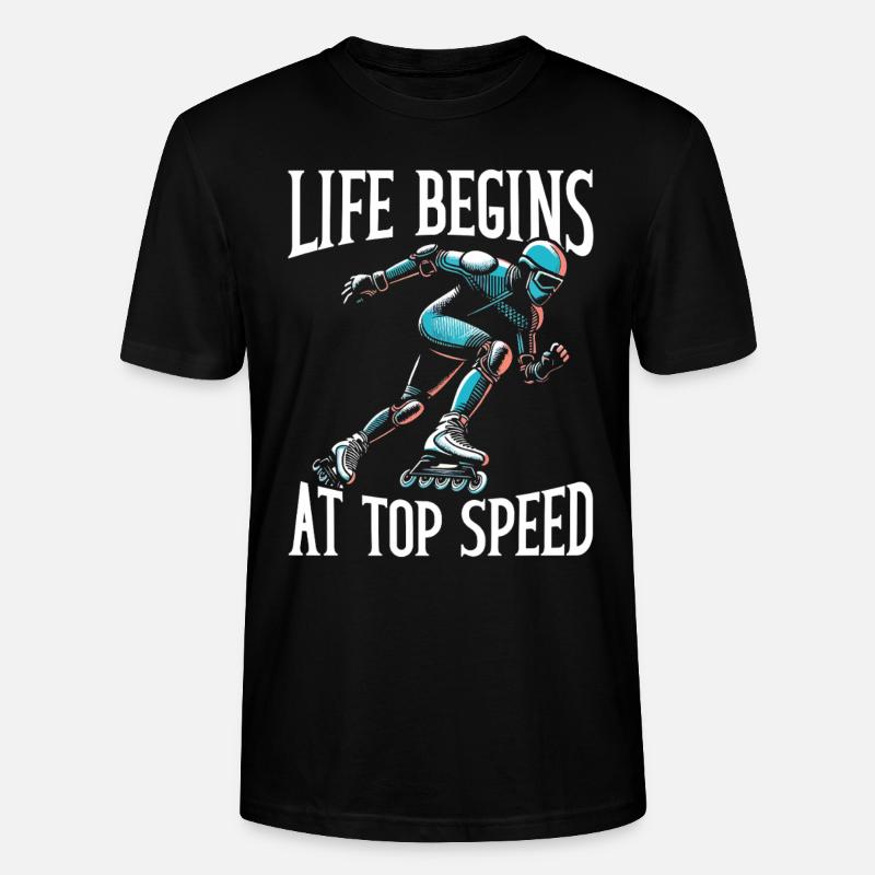 Inline Skating Rollerblading Inline Skates - Stanley/Stella Unisex Bio-T-Shirt CRAFTER - Schwarz