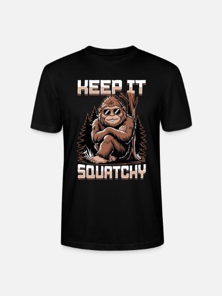 Bigfoot Sasquatch - Stanley/Stella Unisex Bio-T-Shirt CRAFTER - Schwarz