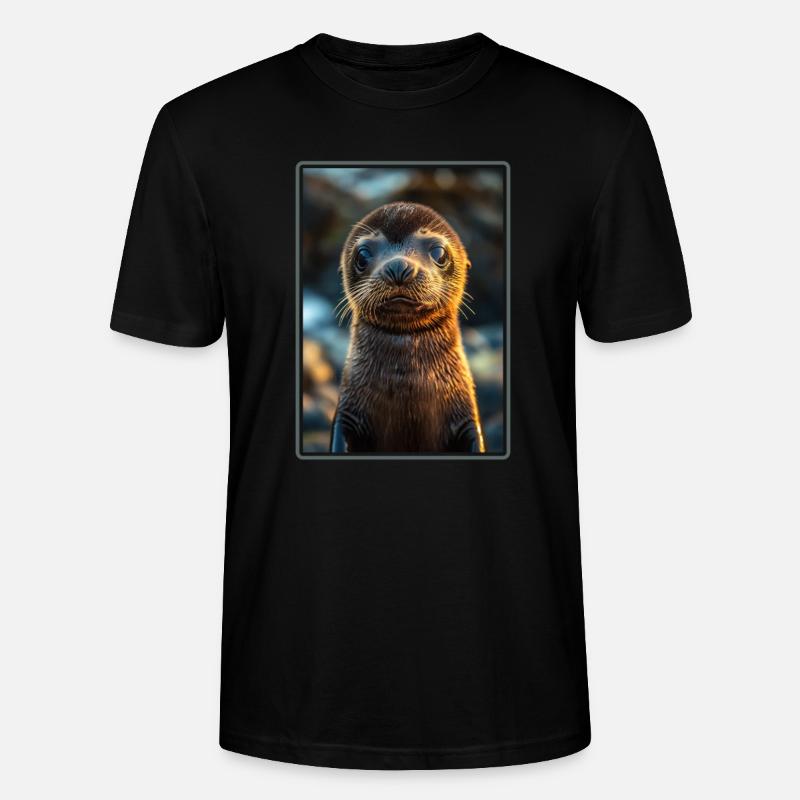 Seelöwen Seelöwe - Stanley/Stella Unisex Bio-T-Shirt CRAFTER - Schwarz