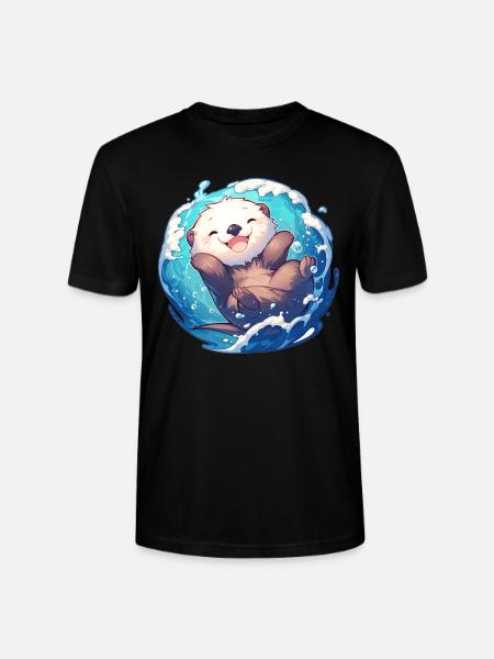Seeotter - Stanley/Stella Unisex Bio-T-Shirt CRAFTER - Schwarz