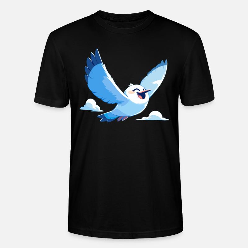 Mouettes Mouette - T-shirt bio CRAFTER Stanley Stella Unisexe - noir