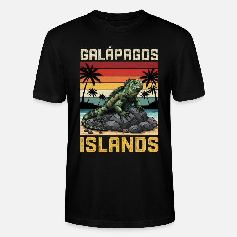 Galapagos Islands - Stanley/Stella Unisex Bio-T-Shirt CRAFTER - Schwarz
